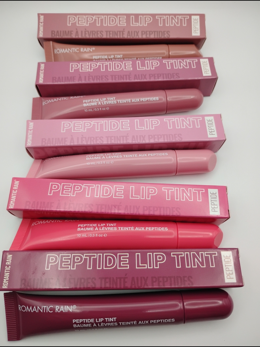 5 Peptide Lip Tint — Pink and Rose Shades